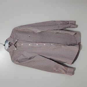 Vineyard Vines Long Sleeve Button Down Dress Shirt Men's XS Red/Green 🎄